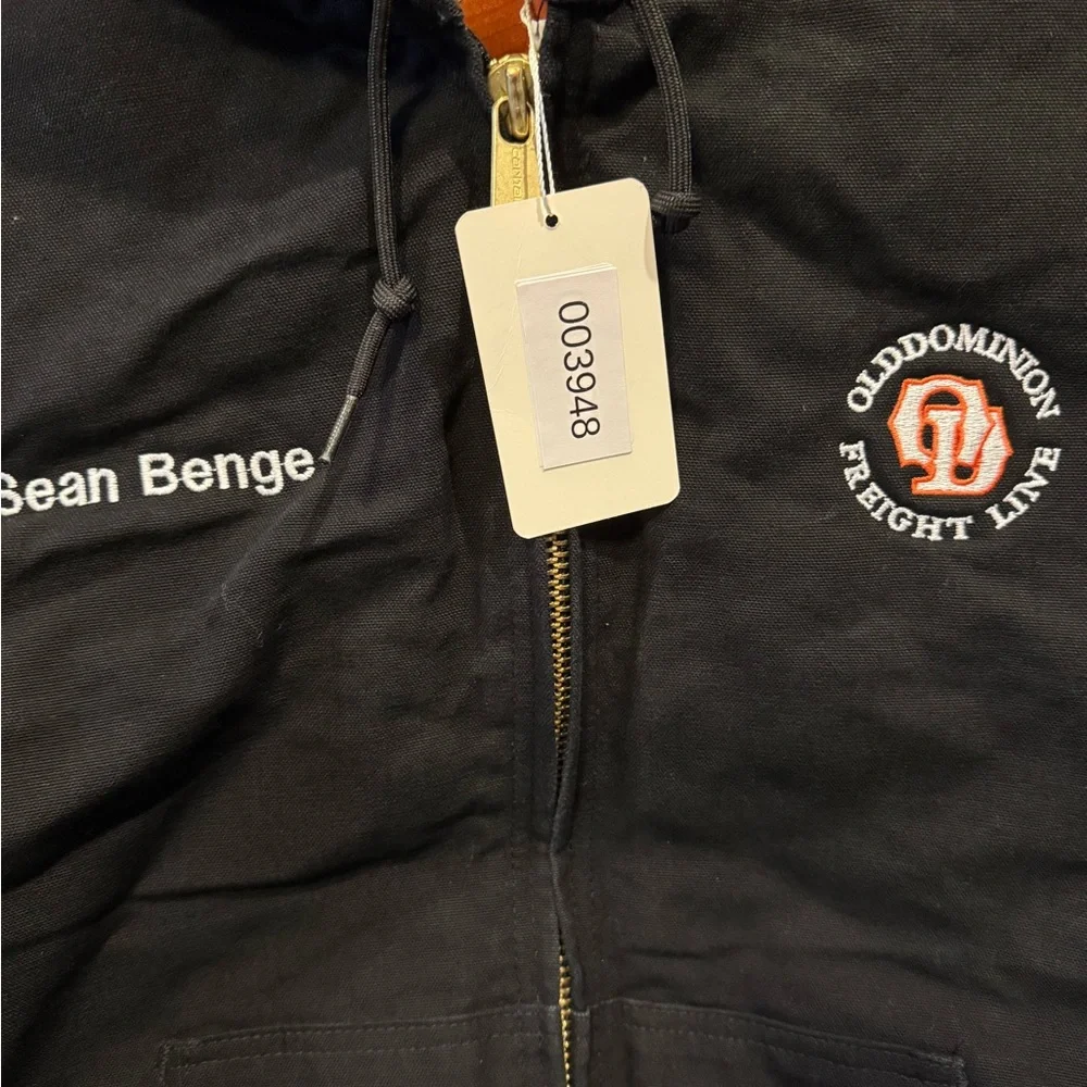 Carhartt Jacket‎ Mens XL Black Quilted Lining USA Hooded Chore Canvas Coat *